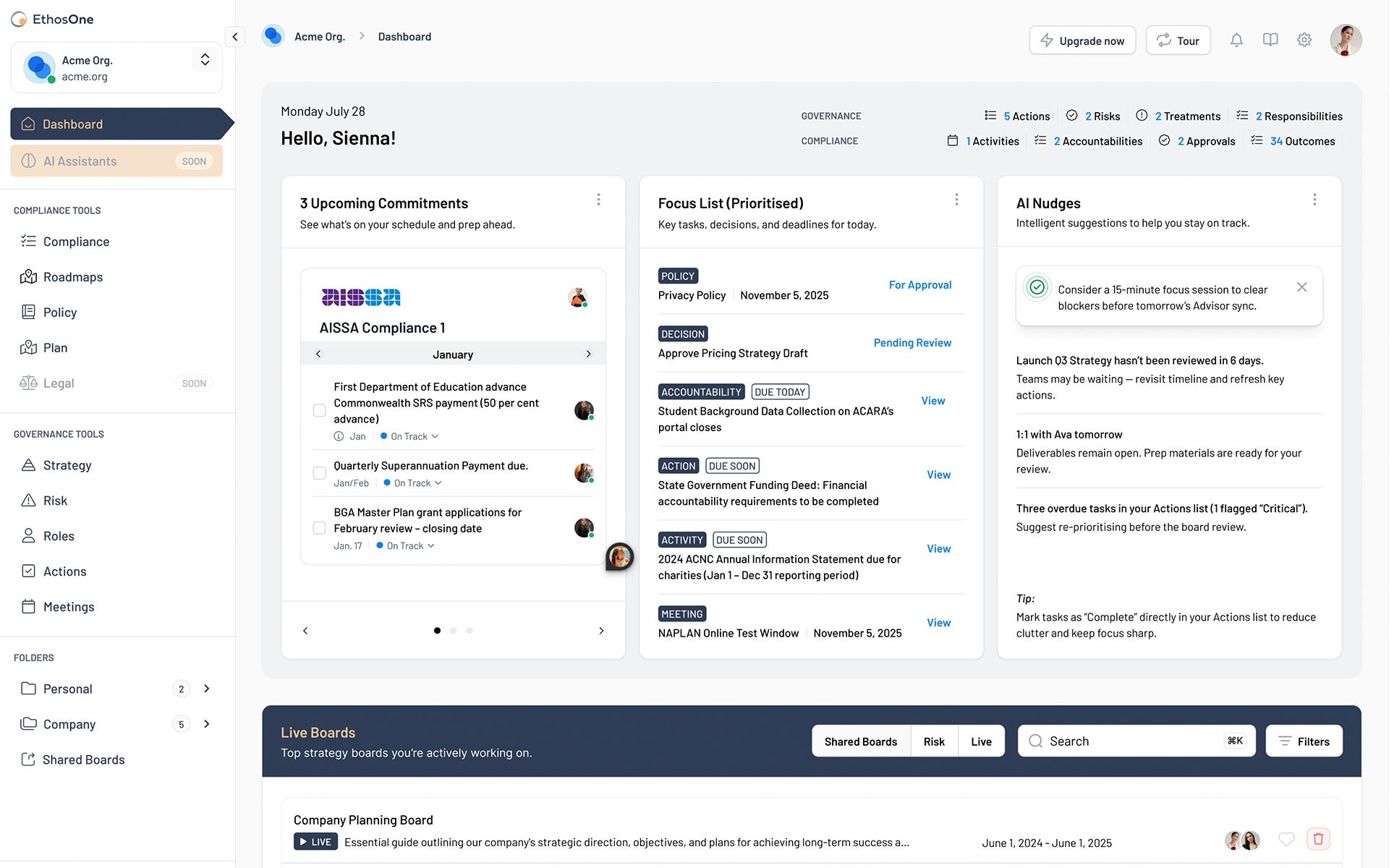 Data points on top of landscape