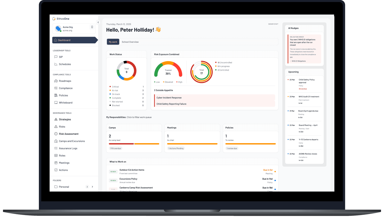 Board-ready without the manual consolidation preview for Governance Snapshots